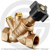 Клапан балансировочный ручной бронзовый муфтовый Ду-15 Ру-25 ВР (ВН) Kvs=3.88м3/ч Hydrocontrol ATR Оventrop Клапан балансировочный ручной бронзовый муфтовый Ду-15 Ру-25 ВР (ВН) Kvs=3.88м3/ч Hydrocontrol ATR Оventrop