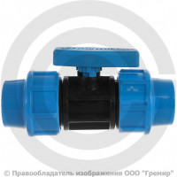 Кран ПНД компрессионный Дн 25-25 Ру-16 Джилекс Кран ПНД компрессионный Дн 25-25 Ру-16 Джилекс