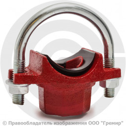 Отвод (седелка) резьбовой грувлок Ду 25-15 (Дн 34-1/2") Ру-25 Ubolt XGQT15U