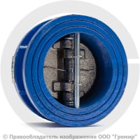 Клапан обратный двухстворчатый чугунный межфланцевый Ду-80 Ру-16 (Т<130°С) ств чугун Китай Клапан обратный двухстворчатый чугунный межфланцевый Ду-80 Ру-16 (Т<130°С) ств чугун Китай