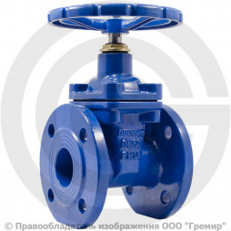 Задвижка чугунная фланцевая Ду-50 Ру-10/16 (Т<120°С) KR11 АДЛ Гранар