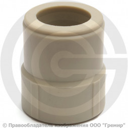 Муфта PP-R переходная серая внутренняя-наружная пайка Дн 50-25 VALFEX