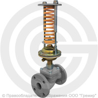 Регулятор давления прямого действия НЗ "до себя" чугунный фланцевый Ду-40 Ру-16 Kvy=25 м3/ч 0,1-0,6 МПа Энерготехномаш УРРД-НЗ-РД