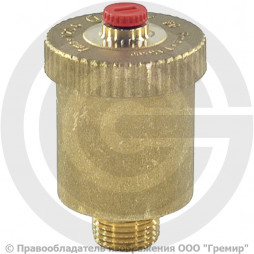 Воздухоотводчик автоматический латунный Ду-8 (1/4") Ру-14 НР (НАР) прямой Giacomini R99