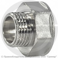 Переход латунный (переходник) реборда НР-ВР (НАР-ВН) Ду 20-25 (3/4"-1") SantechSystems Переход латунный (переходник) реборда НР-ВР (НАР-ВН) Ду 20-25 (3/4"-1") SantechSystems