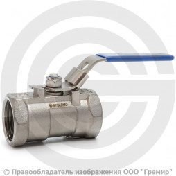 Кран нержавеющий Ду-32 (1 1/4") Ру-63 ВР (ВН) муфтовый Benarmo