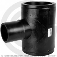 Тройник ПЭ100 электросварной переходной Дн 63-50 Ру-16 SDR11 Type B TEGA