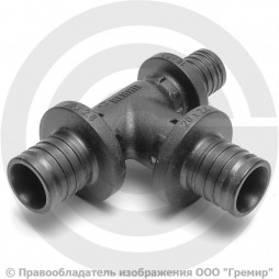 Тройник PPSU переходной для PE-X труб Дн 25-25-20 RAUTITAN PX Rehau