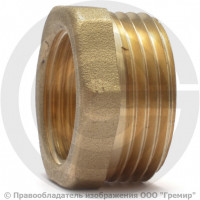 Футорка латунная НР-ВР (НАР-ВН) Ду 15-8 (1/2"-1/4") LD Футорка латунная НР-ВР (НАР-ВН) Ду 15-8 (1/2"-1/4") LD