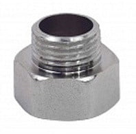 Переход латунный (переходник) НР-ВР (НАР-ВН) Ду 10-15 (3/8"-1/2") никель SantechSystems Переход латунный (переходник) НР-ВР (НАР-ВН) Ду 10-15 (3/8"-1/2") никель SantechSystems