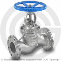 Клапан запорный нержавеющий фланцевый Ду-32 Ру-16 (Т<250°С) 15нж65нж Китай Клапан запорный нержавеющий фланцевый Ду-32 Ру-16 (Т<250°С) 15нж65нж Китай