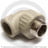 Угольник PP-R комбинированный серый НР (НАР) Дн 20-1/2&quot; 90гр Wavin Ekoplastik