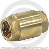 Клапан обратный осевой латунный Ду-100 (4") Ру-12 ВР (ВН) (Т<110°С) диск металл R60 Giacomini Клапан обратный осевой латунный Ду-100 (4") Ру-12 ВР (ВН) (Т<110°С) диск металл R60 Giacomini