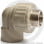 Угольник PP-R комбинированный серый НР (НАР) Дн 25-1/2" 90гр Wavin Ekoplastik