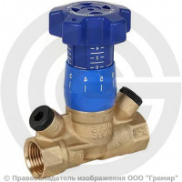 Клапан балансировочный ручной латунный муфтовый Ду-25 Ру-25 ВР (ВН) Kvs=4.08м3/ч BL.210 MVI Клапан балансировочный ручной латунный муфтовый Ду-25 Ру-25 ВР (ВН) Kvs=4.08м3/ч BL.210 MVI