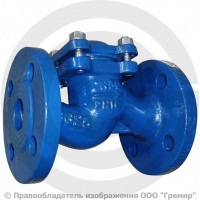Клапан обратный подъемный чугунный фланцевый Ду-100 Ру-16 (Т<200°С) Benarmo Клапан обратный подъемный чугунный фланцевый Ду-100 Ру-16 (Т<200°С) Benarmo