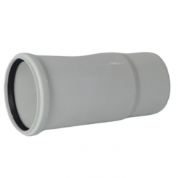 Патрубок PP-M компенсационный бесшумный белый Дн 110 б/нап в/к RTP (РосТурПласт)