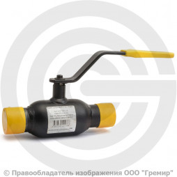 Кран стальной под приварку Ду-20 Ру-16 L=140мм Broen Ballomax 11с10фт КШТ 60.002.020