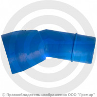 Отвод раструб-гладкий конец ОРГ Ду-500 15 градусов RJ (ВРС) ВЧШГ с ЦПП цинк+AL ГОСТ ISO 2531-2012