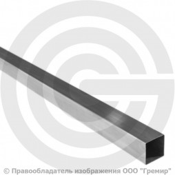 Труба 40х40х1 нержавеющая AISI 304 профильная шлифованная EN 10219-2 (ASTM A554)