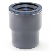 Переход PP-H на чугун серый Дн 110-124 б/нап с манжетой RTP (РосТурПласт) Переход PP-H на чугун серый Дн 110-124 б/нап с манжетой RTP (РосТурПласт)