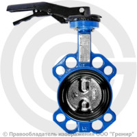 Затвор дисковый поворотный межфланцевый Ду-80 Ру-16 EPDM со стальным диском Tecofi VP5445S-02EP Затвор дисковый поворотный межфланцевый Ду-80 Ру-16 EPDM со стальным диском Tecofi VP5445S-02EP