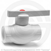 Кран PP-R Дн 50 внутренняя пайка белый Ultra Pro Aqua Кран PP-R Дн 50 внутренняя пайка белый Ultra Pro Aqua