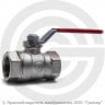 Кран латунный Ду-20 (3/4&quot;) Ру-30 ВР (ВН) никель полнопроходной рычаг Tecofi BS1152A-02PF0020
