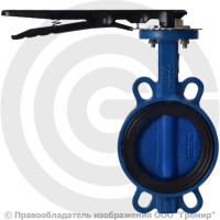 Затвор дисковый поворотный межфланцевый Ду-40 Ру-16 EPDM с чугунным диском Benarmo EURO Затвор дисковый поворотный межфланцевый Ду-40 Ру-16 EPDM с чугунным диском Benarmo EURO