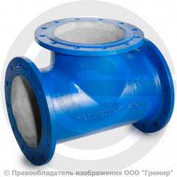 Тройник фланцевый ТФ Ду 700-700 (1200-550) ВЧШГ с ЦПП цинк+AL ГОСТ ISO 2531-2012