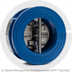 Клапан обратный двухстворчатый чугунный межфланцевый Ду-65 Ру-16 (Т<110°С) ств чугун CB3448N Tecofi