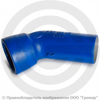 Отвод раструб-гладкий конец ОРГ Ду-300 45 градусов Тайтон ВЧШГ с ЦПП цинк+AL ГОСТ ISO 2531-2012 Отвод раструб-гладкий конец ОРГ Ду-300 45 градусов Тайтон ВЧШГ с ЦПП цинк+AL ГОСТ ISO 2531-2012