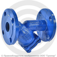 Фильтр магнитный сетчатый Y-образный чугунный фланцевый Ду-15 Ру-16 (Т<90°С) ФМФч Китай Фильтр магнитный сетчатый Y-образный чугунный фланцевый Ду-15 Ру-16 (Т<90°С) ФМФч Китай