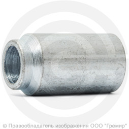 Бобышка стальная оцинкованная для термометра, манометра и датчика давления вварная G1/2 L=55мм ВР (ВН) БП-05 Багория