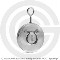 Клапан обратный одностворчатый нержавеющий AISI 304 межфланцевый Ду-50 (2") Ру-40 (Т<150°С) NK-CSD50/4