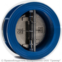 Клапан обратный двухстворчатый чугунный межфланцевый Ду-125 Ру-16 (Т<110°С) ств чугун CB3448N Tecofi