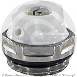 Кран Маевского ручной латунный Ду-15 (1/2") Ру-10 НР (НАР) под отвертку Icma 827