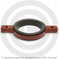 Кольцо опорное чугунное SML Ду-150 с гальванизированной резиной Китай Кольцо опорное чугунное SML Ду-150 с гальванизированной резиной Китай
