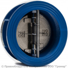 Клапан обратный двухстворчатый чугунный межфланцевый Ду-150 Ру-16 (Т<110°С) ств чугун CB3448N Tecofi