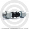 Компенсатор резиновый муфтовый (гибкая вставка) Ду-20 G 3/4&quot; Ру-10/16 EPDM Tecofi DI7140N