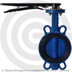 Затвор дисковый поворотный межфланцевый Ду-200 Ру-16 EPDM с чугунным диском Benarmo EURO