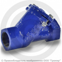 Клапан обратный шаровый чугунный муфтовый Ду-65 (2 1/2") Ру-16 ВР (ВН) (Т<70°С) шар сталь+NBR 401D Zetkama Клапан обратный шаровый чугунный муфтовый Ду-65 (2 1/2") Ру-16 ВР (ВН) (Т<70°С) шар сталь+NBR 401D Zetkama