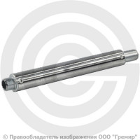 Компенсатор сильфонный осевой однослойный с кожухом из алюминия и внутренним экраном Ду-40 Ру-16 L=285мм под приварку патрубки оц. сталь DEK Hortum