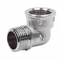 Уголок (угольник) латунный ВР-НР (ВН-НАР) Ду-20 (3/4") никель SantechSystems Уголок (угольник) латунный ВР-НР (ВН-НАР) Ду-20 (3/4") никель SantechSystems