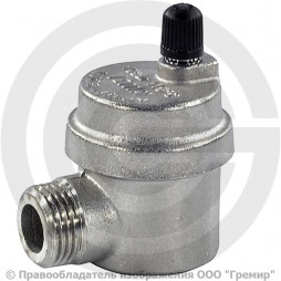 Воздухоотводчик автоматический латунный Ду-15 (1/2") Ру-10 НР (НАР) угловой Icma 715