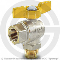 Кран газ угловой Ду-25 (1") Ру-5 ВР-НР (ВН-НАР) никель полнопроходной бабочка Giacomini R780 Кран газ угловой Ду-25 (1") Ру-5 ВР-НР (ВН-НАР) никель полнопроходной бабочка Giacomini R780