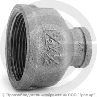 Муфта переходная чугунная ВР (ВН) Ду 40-15 (1 1/2"-1/2") Муфта переходная чугунная ВР (ВН) Ду 40-15 (1 1/2"-1/2")