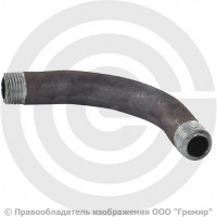 Отвод гнутый 60х3,5 (Ду-50) стальной (Ст.20) 90 градусов шовный резьба-резьба исп.1 из труб ГОСТ 3262 КАЗ Отвод гнутый 60х3,5 (Ду-50) стальной (Ст.20) 90 градусов шовный резьба-резьба исп.1 из труб ГОСТ 3262 КАЗ