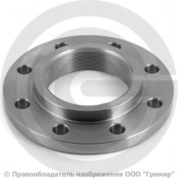 Фланец резьбовой стальной Ду-100 (4") Ру-10/16 DIN 2566