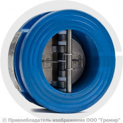 Клапан обратный двухстворчатый чугунный межфланцевый Ду-80 Ру-16 (Т<110°С) ств нерж CB3449 Tecofi